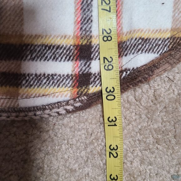 Multi plaid button down shirt jacket shacket - Picture 5 of 6